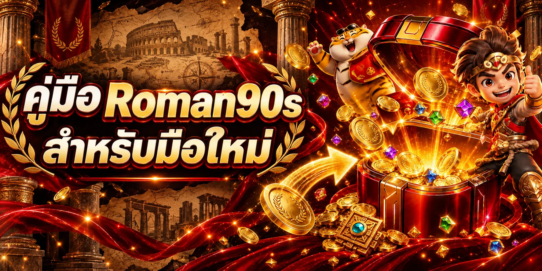 Roman90s คู่มือมือใหม่ สมัคร ทดลองเล่น ฝากถอน
